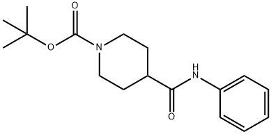 N-Phenyl 1-BOC-piperidine-4-carboxaMide Struktur