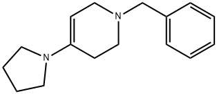 1-benzyl-4-(pyrrolidin-1-yl)-1,2,3,6-tetrahydropyridine Struktur