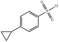 4-Cyclopropylbenzene-1-sulfonyl chloride Struktur