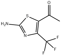 1-(2-aMino-4-(trifluoroMethyl)thiazol-5-yl)ethanone Struktur