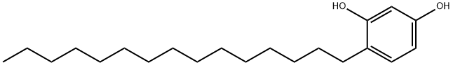 1,3-Benzenediol,4-pentadecyl- Struktur