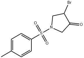 4-BroMo-1-tosylpyrrolidin-3-one Struktur