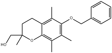 (6-(Benzyloxy)-2,5,7,8-tetraMethylchroMan-2-yl)Methanol Struktur