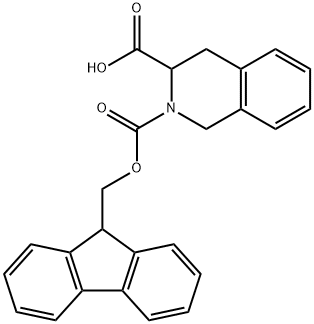 2-FMoc-1,2,3,4-tetrahydroisoquinoline-3-carboxylic acid Struktur