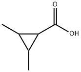 2,3-DiMethyl-cyclopropanecarboxylic acid, (Methyltrans) Struktur