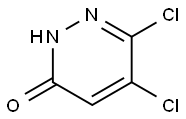 5,6-Dichloropyridazin-3(2H)-one Struktur