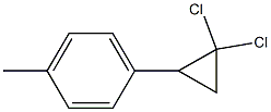 Benzene, 1-(2,2-dichlorocyclopropyl)-4-Methyl- Struktur