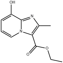 Ethyl8-hydroxy-2-MethyliMidazo[1,2-a]pyridine-3-carboxylate Struktur