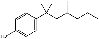 PHENOL,4-(1,1,3-TRIMETHYLHEXYL)- Struktur