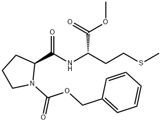 CARBOBENZYLOXY-L-PROLYL-L-METHIONINE METHYL ESTER Struktur