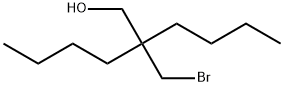 2-(broMoMethyl)-2-butyl-1-hexanol Struktur