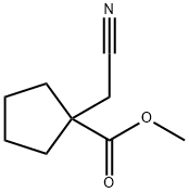 Methyl 1-(cyanoMethyl)cyclopentanecarboxylate Struktur