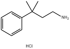 3-Methyl-3-phenylbutan-1-aMine hydrochloride Struktur