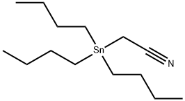 Tributyl(cyanomethyl)tin Struktur