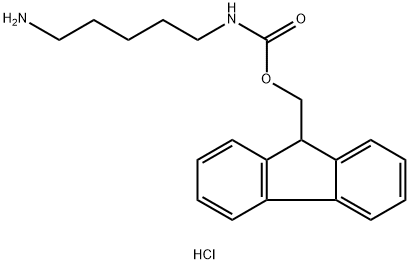 N-1-FMOC-1,5-DIAMINOPENTANE HCL Struktur