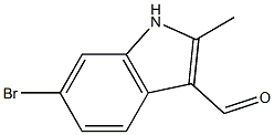 6-BroMo-2-Methylindole-3-carboxaldehyde Struktur