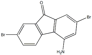 4-AMino-2,7-dibroMo-9H-fluoren-9-one Struktur