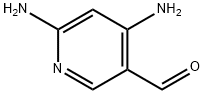 3-Pyridinecarboxaldehyde,4,6-diamino-(9CI) Struktur