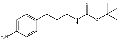 4-(3-Boc-aMinopropyl)aniline Struktur