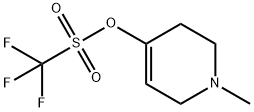 1-Methyl-1,2,3,6-tetrahydropyridin-4-yl trifluoroMethanesulfonate Struktur