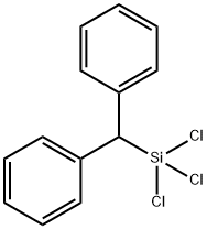 (DIPHENYLMETHYL)TRICHLOROSILANE Struktur