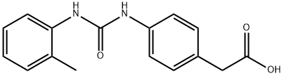 2-{4-[(2-toluidinocarbonyl)aMino]phenyl}acetic acid Struktur