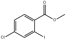 4-Chloro-2-iodo-benzoic acid Methyl ester Struktur