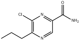 6-Chloro-5-propylpyrazine-2-carboxaMide Struktur