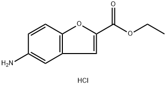 Ethyl 5-aMinobenzofuran-2-carboxylate (hydrochloride) Struktur