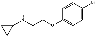 N-[2-(4-bromophenoxy)ethyl]cyclopropanamine Struktur