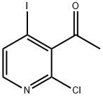 1-(2-Chloro-4-iodopyridin-3-yl)ethanone Struktur