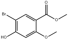 Methyl 5-broMo-4-hydroxy-2-Methoxybenzoate Struktur