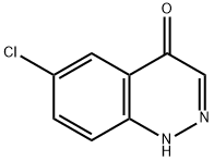 6-Chlorocinnolin-4(1H)-one Struktur