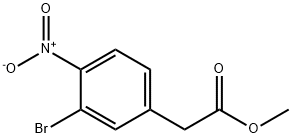 Methyl 2-(3-broMo-4-nitrophenyl)acetate Struktur