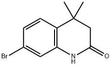 7-broMo-4,4-diMethyl-3,4-dihydroquinolin-2(1H)-one Struktur