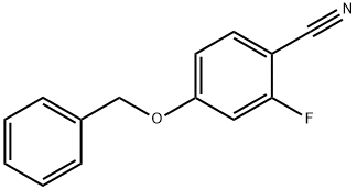 4-(benzyloxy)-2-fluorobenzonitrile Struktur