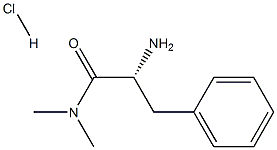 (R)-a-AMino-N,N-diMethyl-benzenepropanaMide HCl Struktur