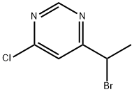 4-(1-broMoethyl)-6-chloropyriMidine Struktur