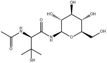 (S)-2-acetaMido-3-Mercapto-3-Methyl-N-((2R,3R,4S,5S,6R)-3,4,5-trihydroxy-6-(hydroxyMethyl)tetrahydro-2H-pyran-2-yl)butanaMide