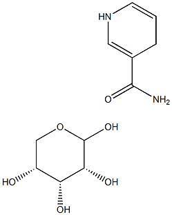 1,4-dihydronicotinaMide riboside Struktur