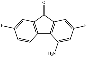 4-AMino-2,7-difluoro-9H-fluoren-9-one Struktur