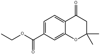 Ethyl 2,2-diMethyl-4-oxochroMane-7-carboxylate Struktur