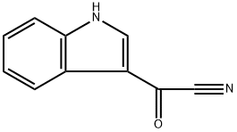 1H-indole-3-carbonyl cyanide Struktur