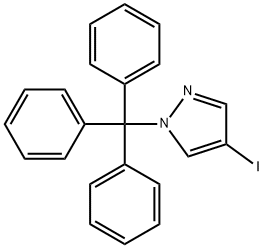 4-Iodo-1-trityl-1H-pyrazole Struktur