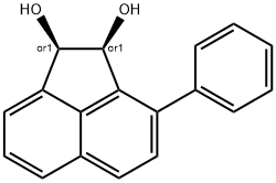 3-Phenyl-1,2-dihydroacenaphthylene-1,2-diol Struktur