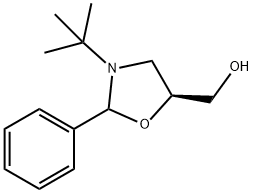 (5S)-3-(1,1-DiMethylethyl)-2-phenyl-5-oxazolidineMethanol Struktur