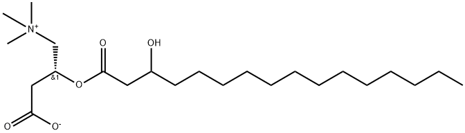 3-Hydroxyhexadecanoylcarnitine Struktur