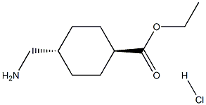 (1r,4r)-ethyl 4-(aMinoMethyl)cyclohexanecarboxylate hydrochloride Struktur