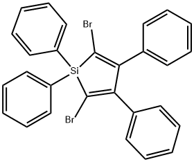 2,5-DibroMo-1,1,3,4-tetraphenylsilole Struktur