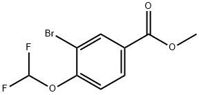 Methyl 3-broMo-4-(difluoroMethoxy)benzoate Struktur